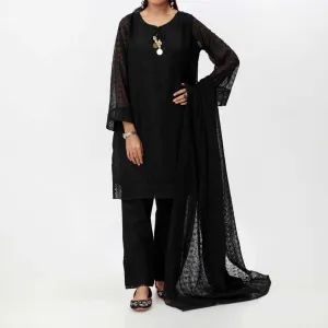 2PC- Embroidered Chiffon Suit PS4234