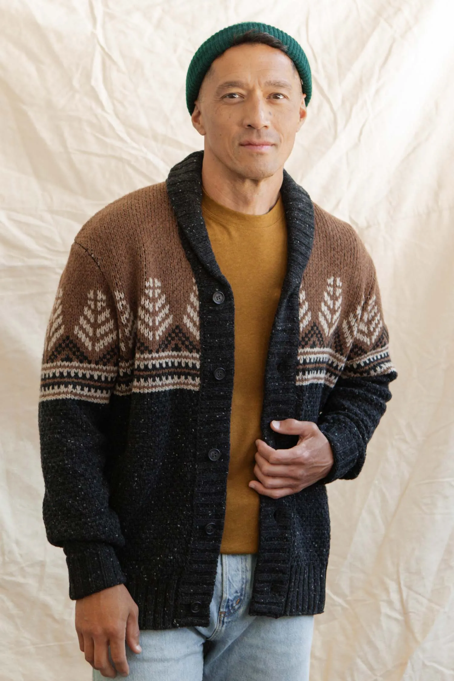 Aaron Sweater / Charcoal Multi