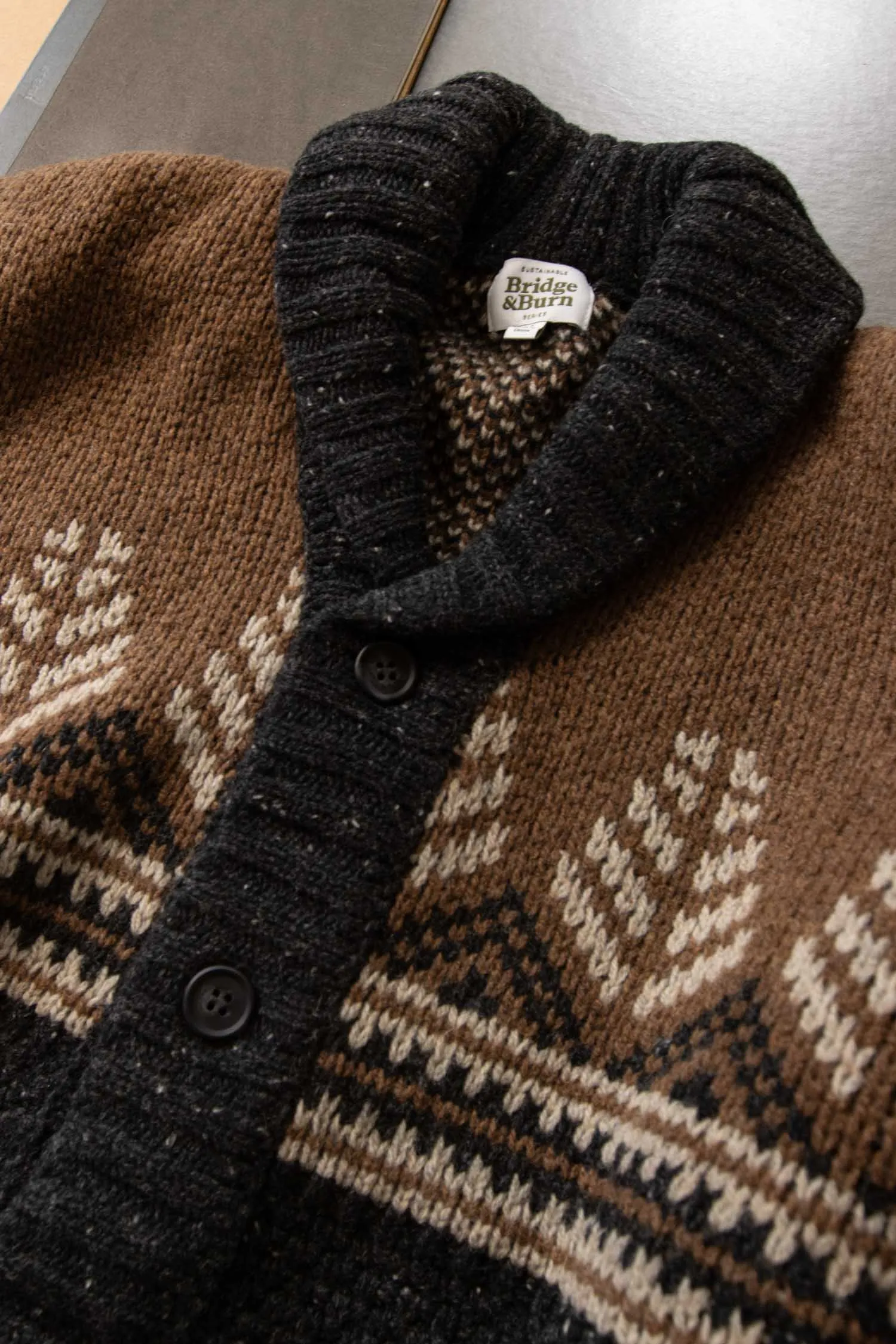 Aaron Sweater / Charcoal Multi