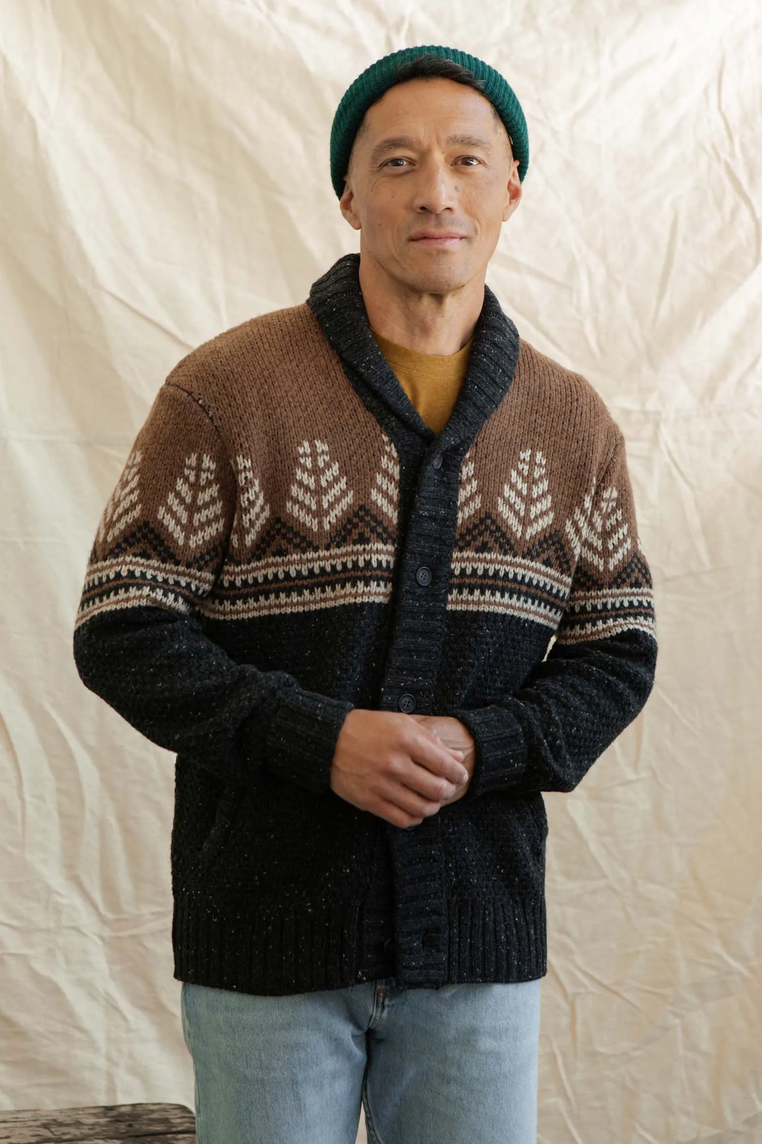 Aaron Sweater / Charcoal Multi