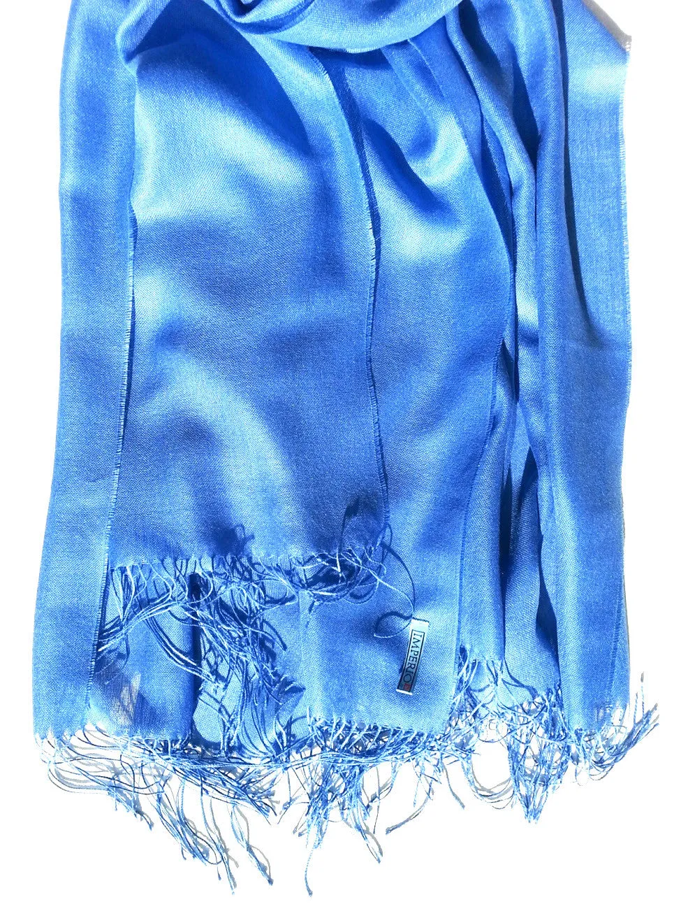 Alpaca and Silk Gauzy Shawl Cornflower