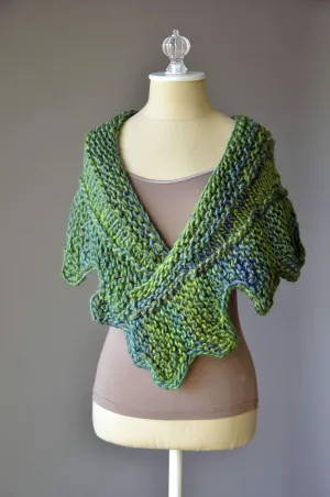 Cog Shawlette by Amy Gunderson