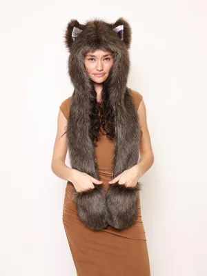 Cyber Wolf Collector Edition Faux Fur Hood