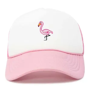 Dalix Pink Flamingo Trucker Hat