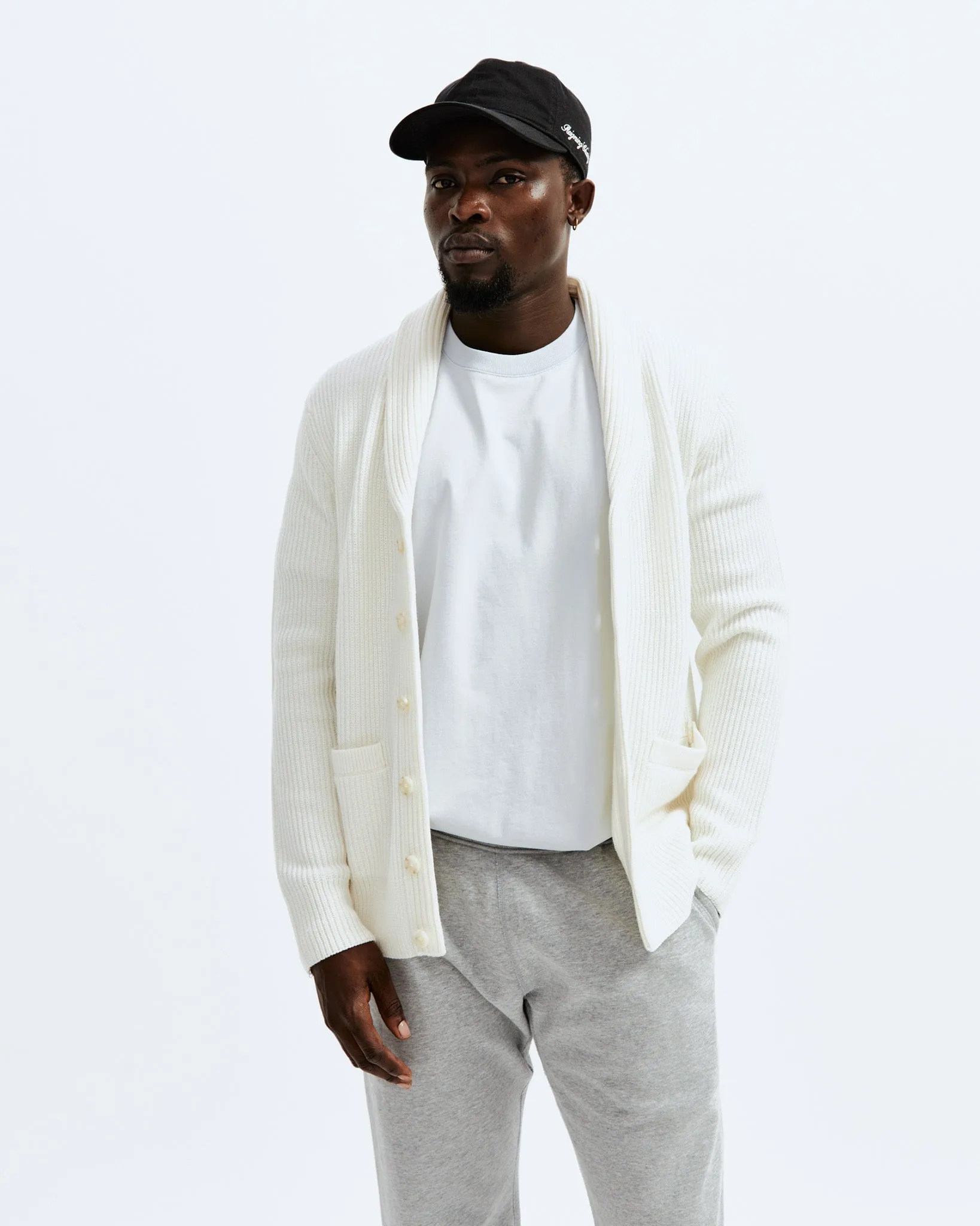 Heavyweight Merino Vinnie Cardigan