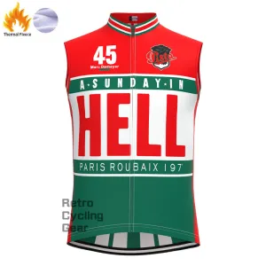 HELL Fleece Retro Cycling Vest