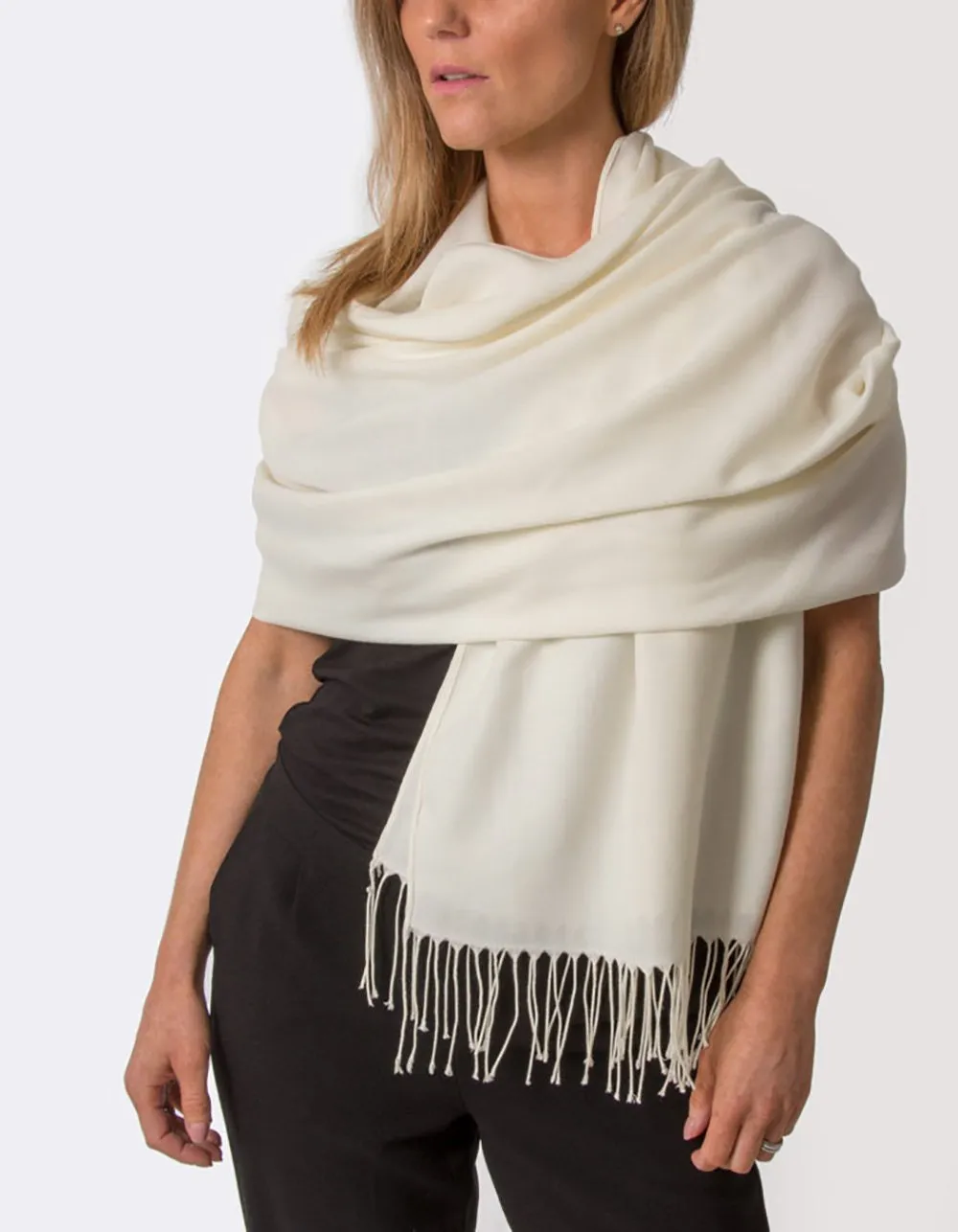 Ivory Pashmina