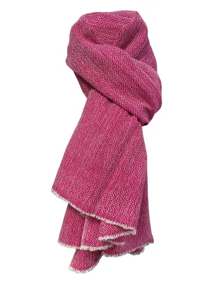 LUXURY HANDMADE CASHMERE rose pink scarf natural super soft winter shawl unisex trending scarf Xmas gift for him and her Fathers days gift