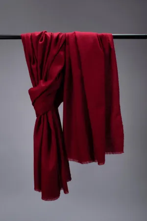 Maroon Pashmina