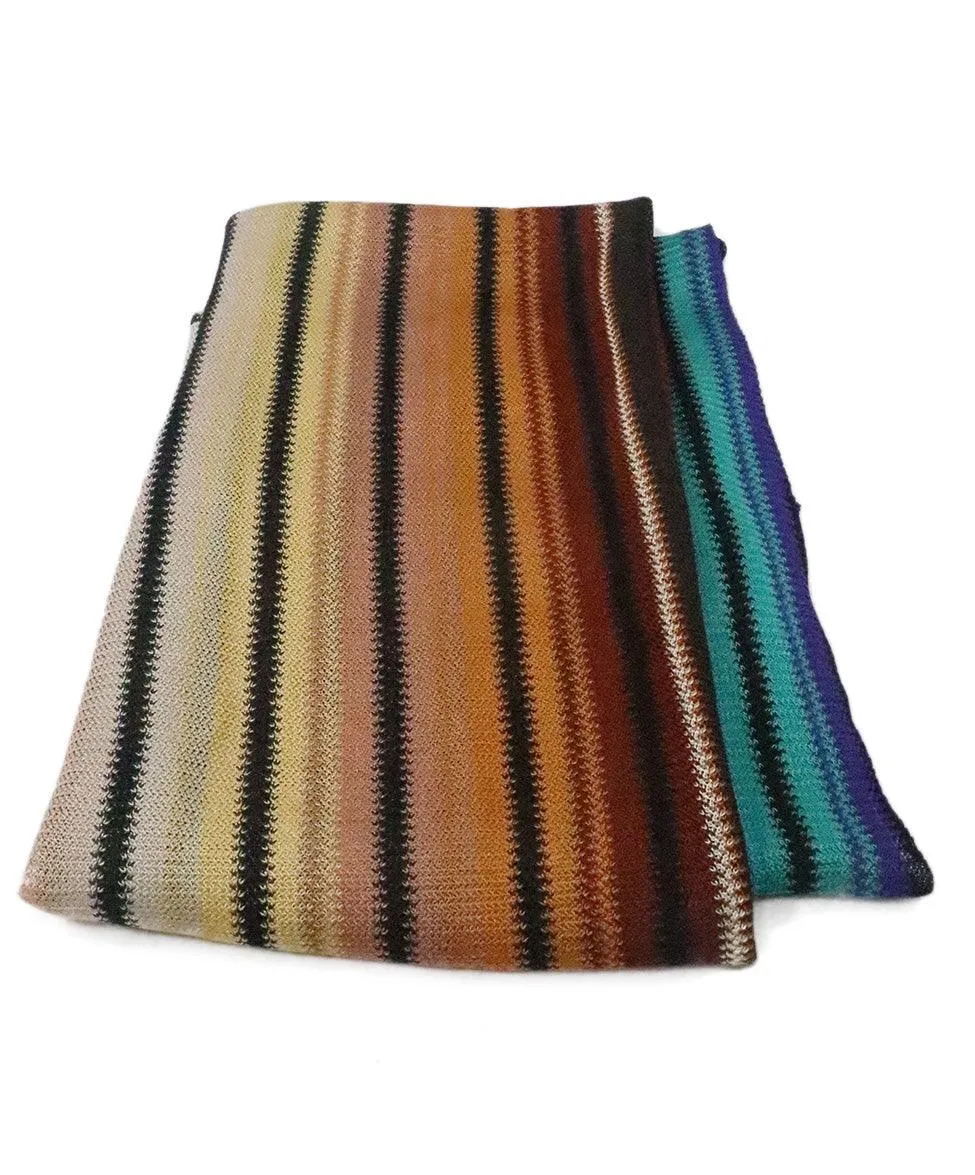 Missoni Multicolor Striped Shawl