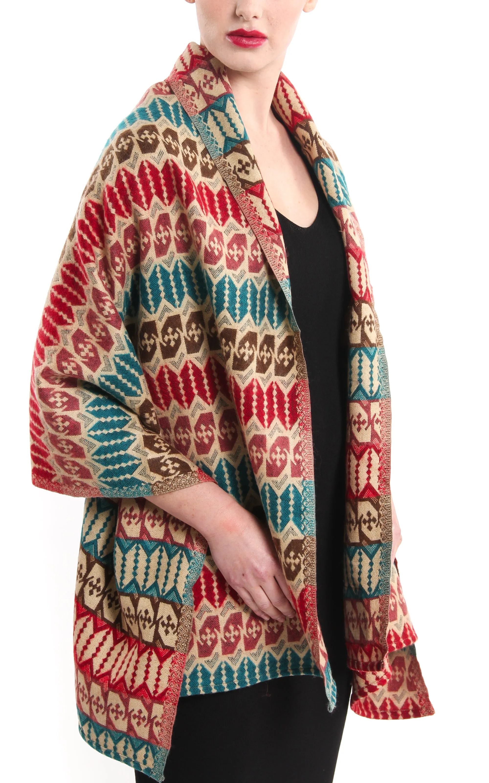 Modern pattern Tonia M&N Tibet Shawl - TS22