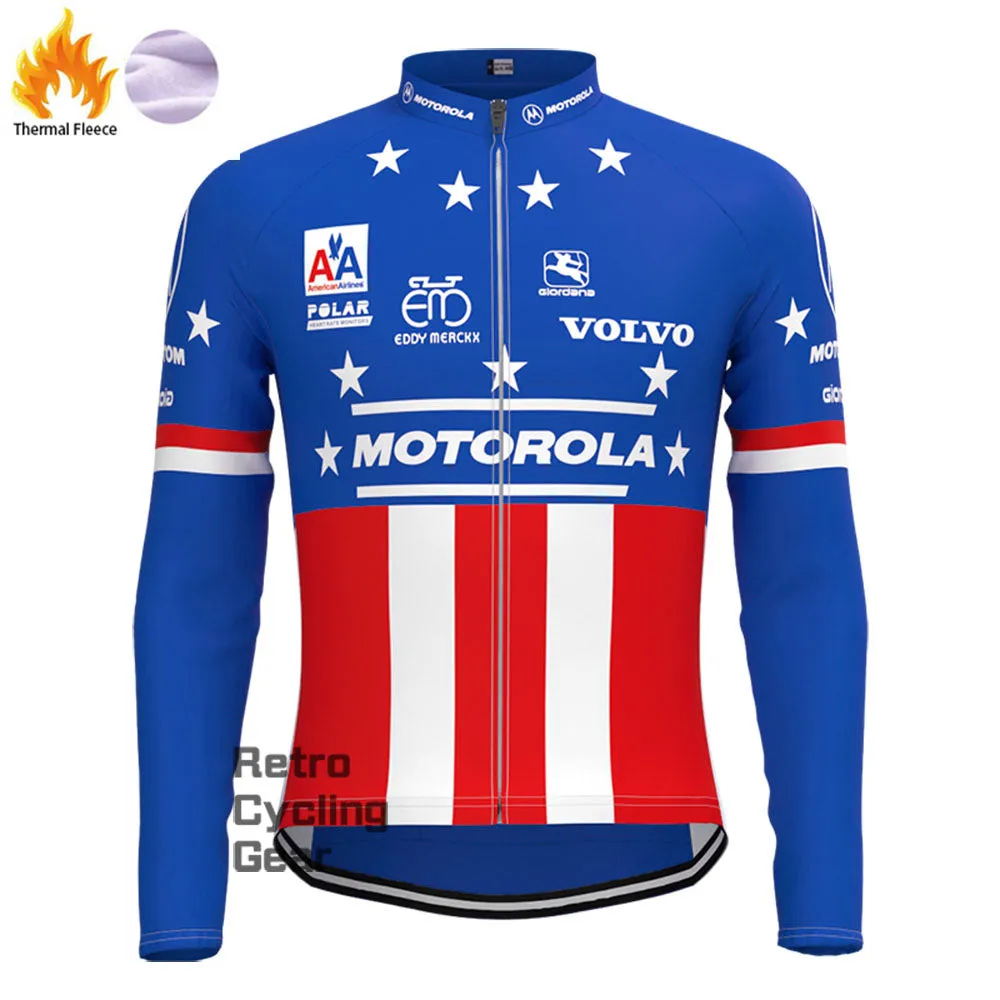 MOTOROLA Fleece Retro Long Cycling Kits