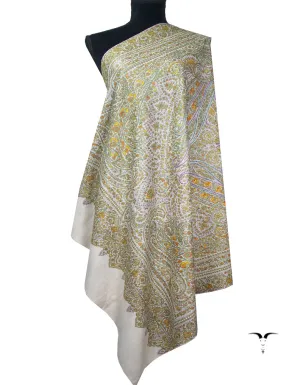 natural jamma embroidery pashmina shawl 8889