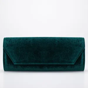 Scarlett - Green Velvet Clutch