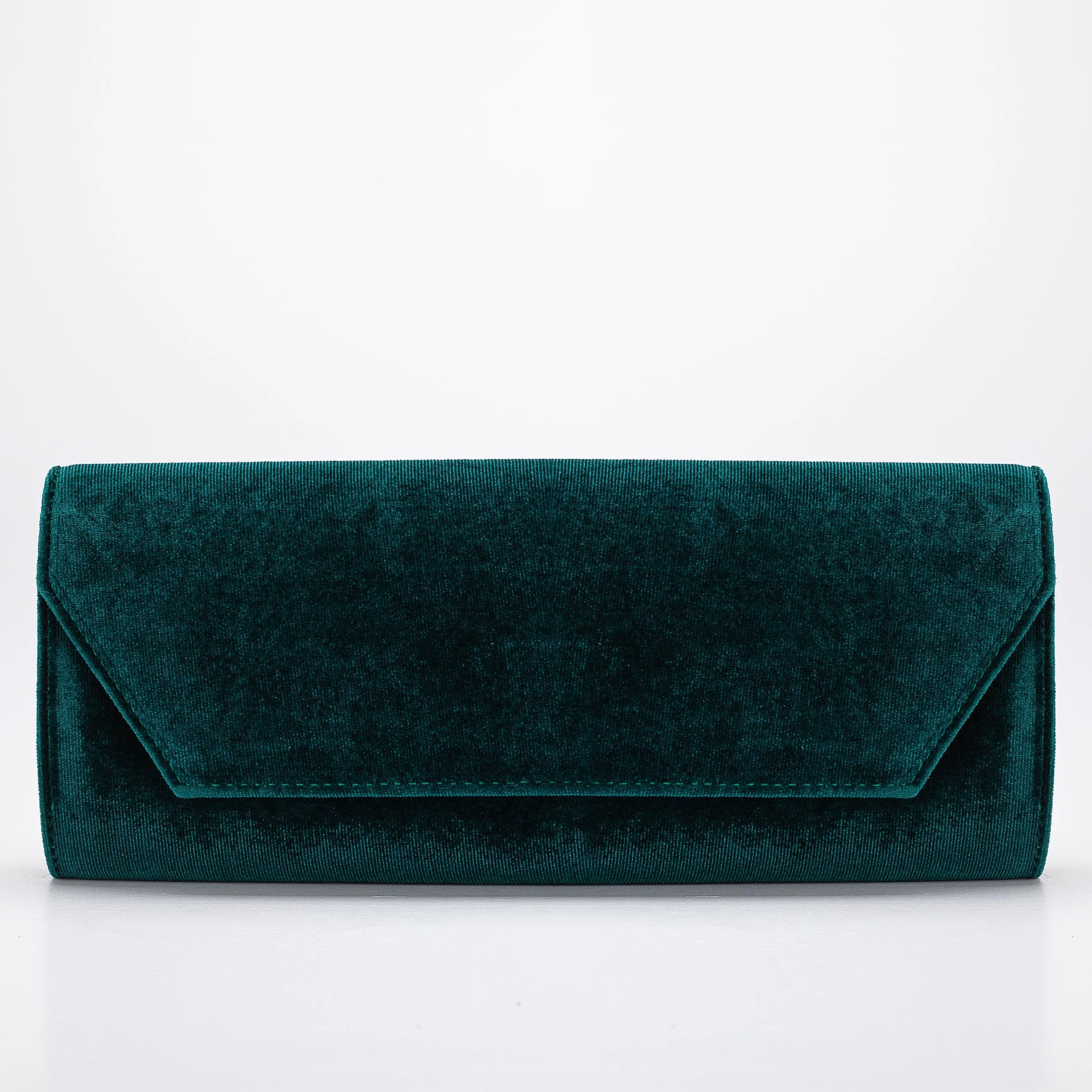 Scarlett - Green Velvet Clutch