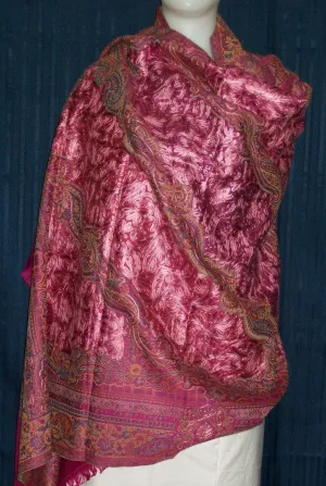 Shawl 1427 Magenta Wrap Woolen Shawl Shieno Sarees