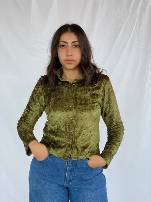 Vintage GREEN& COUNTRY Velvet Shirt